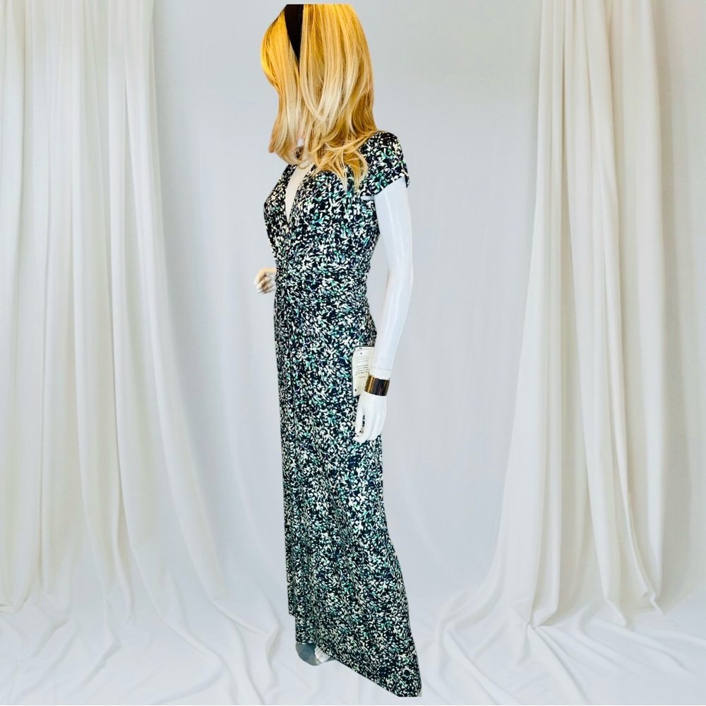 Vince Camuto Printed Twist Front Wide Leg Jumpsuit NWT - Picture 5 of 11